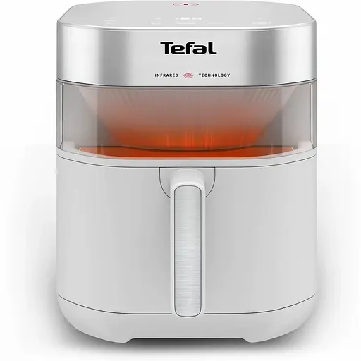 Мультипечь Tefal Easy Fry Infrared 1500Вт 7л 8 программ с окошком пластик светло-серый