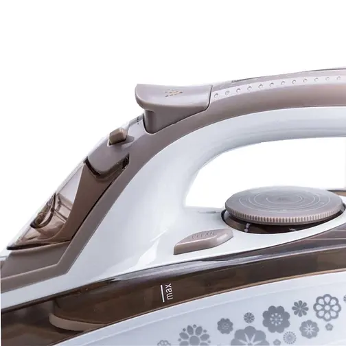 Праска з парою LumaBella B-6008 з керамічною підошвою захист від накипу 2700 Вт Сірий - фото 5