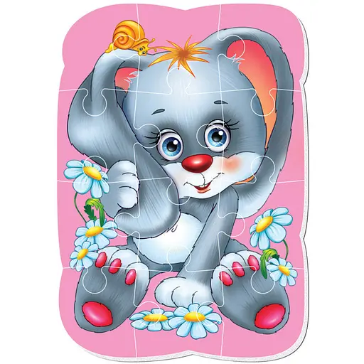 Магнітні пазли Vladi toys Малюк зможе Зайчик А5 12 елементів VT3301-03 