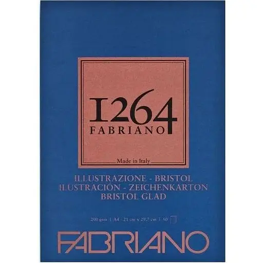 Склейка для рисунка Fabriano Bristol 1264 200г/м2 50л - фото 1