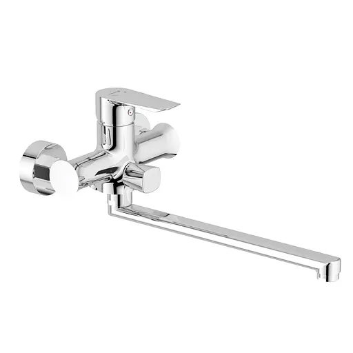 Смеситель для ванны хром 35 мм Imprese Vaclav f03206401AB Хром - фото 1