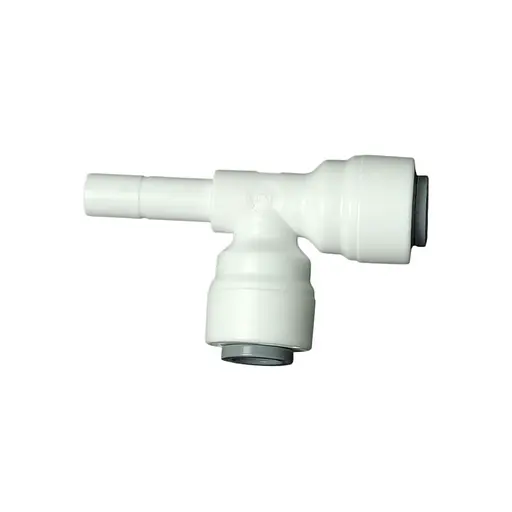 Штемпелирование "T" в переходнике 1/4" основание 1/4" трубка*трубка