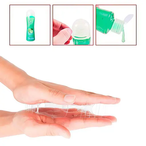 Гель-лубрикант зволожуючий їстівний яблуко Green Apple 100 мл на водній основі - фото 2