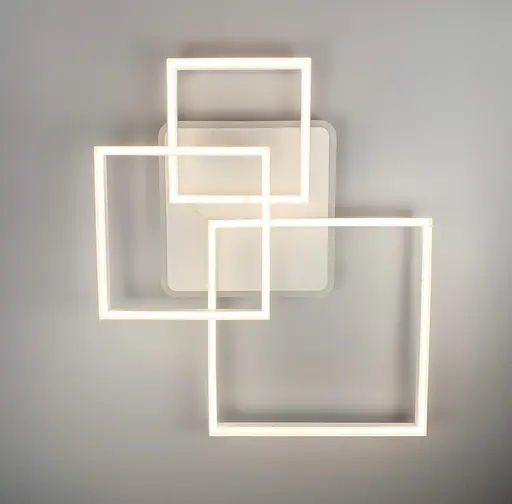 Светодиодная люстра Ideal Lux Frame Line.F Цвет корпуса Хром - фото 2