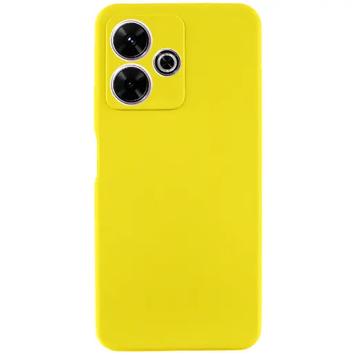 Чехол Lakshmi Silicone Cover Full Camera AAA для Xiaomi Redmi 13 4G/Poco M6 4G Желтый/Yellow