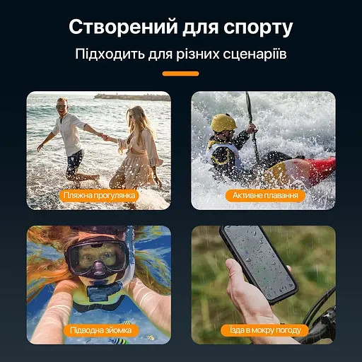 Водонепроницаемый чехол Telesin для iPhone 16 Pro Max with MagSafe P4-WTP-05 Black [135862] - фото 7