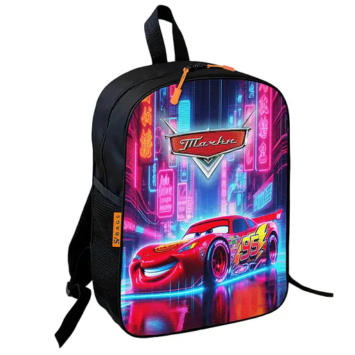 Рюкзак школьный детский Тачки Молния Маквин 36х27 см для мальчика (01165)