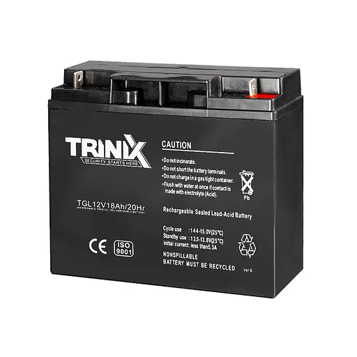 Аккумуляторная батарея гелевая 12В 18Ач Trinix TGL12V18Ah/20Hr GEL (44-00063)