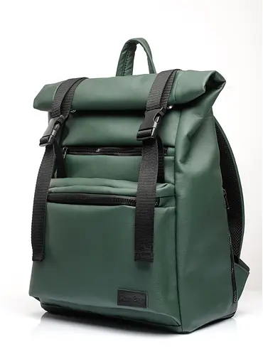 Жіночий рюкзак Sambag RollTop Zard зелений 41 х 30 х 16 см (24238007) - фото 2