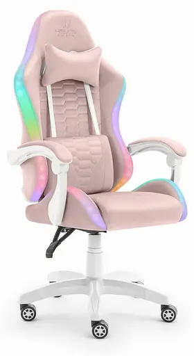 Компьютерное кресло Hell's Chair HC- 1000 Pink (тканина) - фото 2