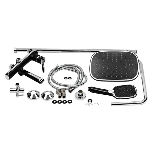 Душевая система Qtap Grand BCR 1004, Черный матовый - фото 9