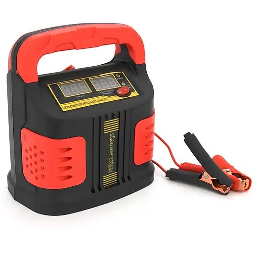 Автоматическое ЗУ для автоаккумулятора WesunWell XX-005/010,12V/24V,3.6-20А микропроцессор, LCD, клеммы (AGM/Gel/Lead)