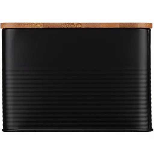 Хлібниця Ardesto Midori з бамбуковою кришкою 33х18х12 см чорна (AR0912BB) - фото 4