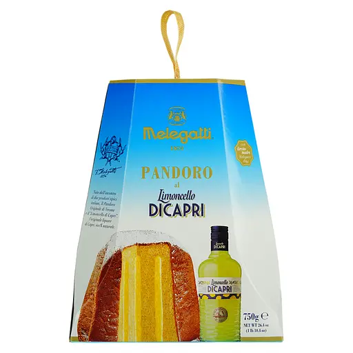 Кекс Melegatti Pandoro Limoncello di Capri з кремом лімончелло 750 г - фото 2
