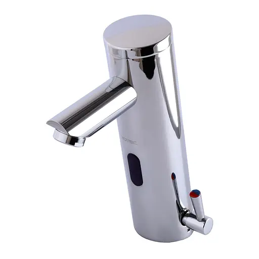 Змішувач сенсорний для умивальника Hotec 19.111 DC/AC Hot/Cold Хром - фото 3