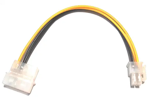 Кабель питания для процессора Molex M-4 pin F, 0.2м - фото 3