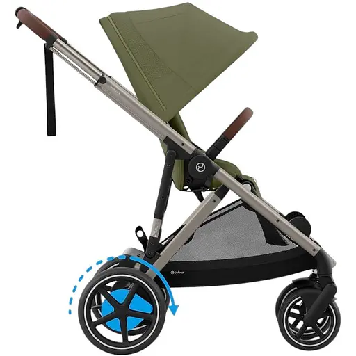 Коляска Cybex eGazelle S TPE Moss Green khaki (525000169) - фото 4