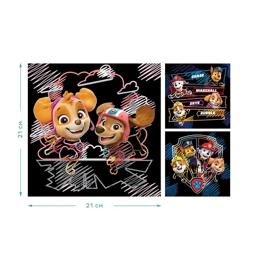 Набор гравюр Paw Patrol "Команда" Dodo 200194 - фото 3