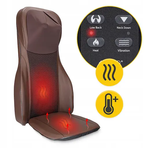 Массажная накидка 4FIZJO Ultra многофункциональная, с подогревом Brown (P-5905973404105) - фото 6