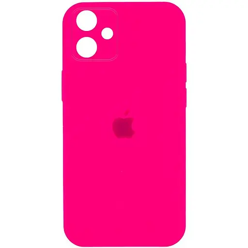 Чохол Epik Silicone Case Square Full Camera Protective AA для Apple iPhone 11, 6.1 Рожевий/Barbie pink - фото 1