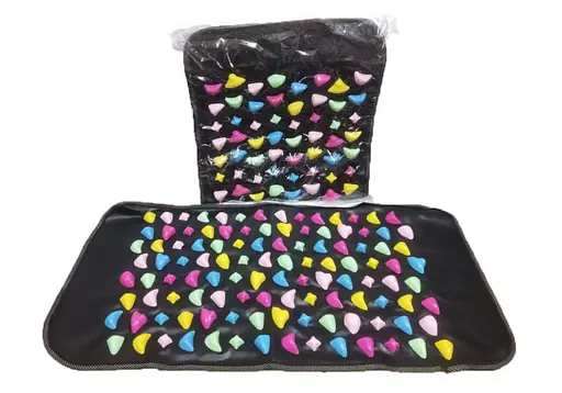 Ортопедический массажный коврик EasyFit 70 см с камешками (EF-1953-2) - фото 2