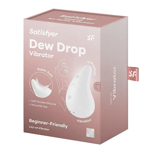 Вібратор для клітора Satisfyer Dew Drop білий - фото 7