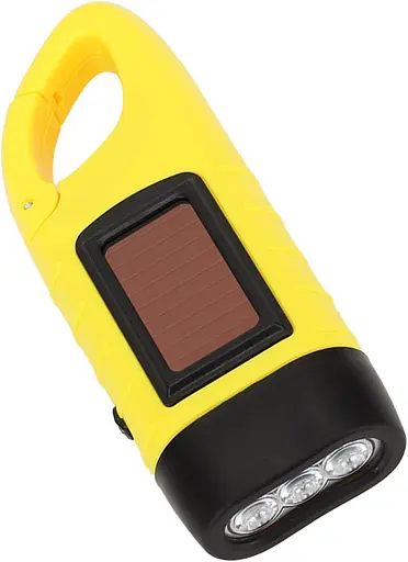 Сонячний ручний ліхтар з кривошипним ліхтарем, аварійний набір для економії простору, на відкритому повітрі, практична портативна - фото 4