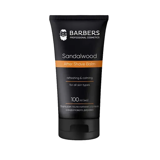 Бальзам після гоління Barbers Sandalwood з олією сандала 100 мл