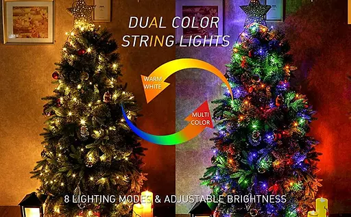 Гірлянда Light Smart Led 200l довжина 19 м мульти+теплий 20 режимів - фото 4