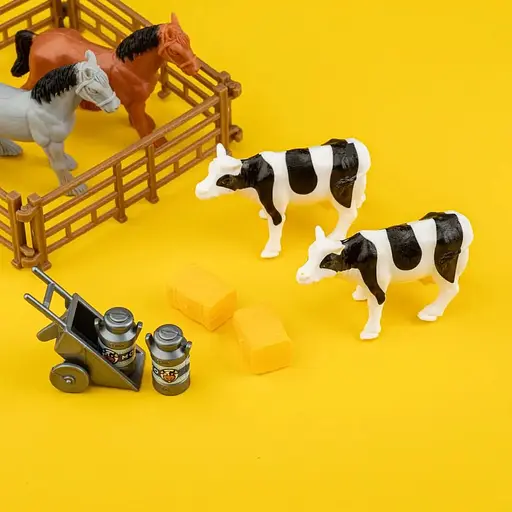 Игровой набор Otamanko Веселый хутор комбайн с прицепом - фото 6