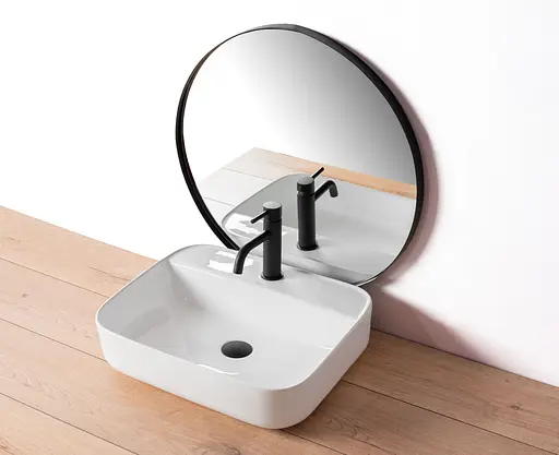 Змішувач для умивальника Rea Gusto One black mat чорний низький REA-B1654 Чорний матовий - фото 2