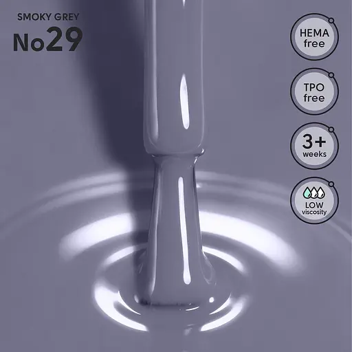Гель-лак Shelly 29 Smoky Grey 12 мл - фото 2
