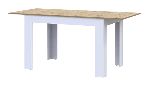 Столовый стол Doros Флинт Белый/Дуб Артизан 120(170)х80х78 (41510130) - фото 6
