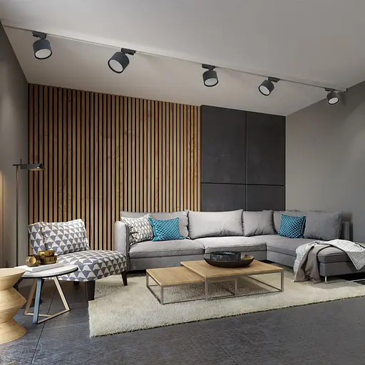 Трековый светильник Ledcoin ML433 под лампу черный - фото 2