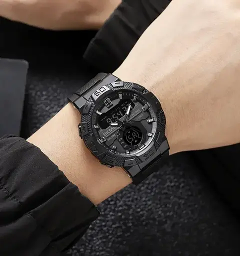 Чоловічий спортивний годинник Skmei 1881 (Чорний з чорним) - фото 6