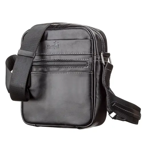 Сумка кожаная мужская SHVIGEL 18х21х7,5 см sum0012507 - фото 1