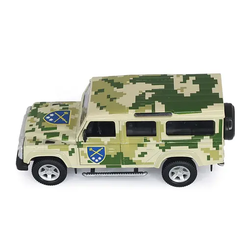 Автомодель серії "Шеврони Героїв" Land Rover Defender "Схід" TechnoDrive 250396UM - фото 6