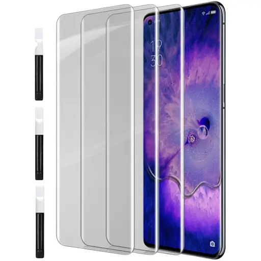 Захисне скло DK для Oppo Find X3/X3 Pro UV Curved 015456 clear 3 шт.