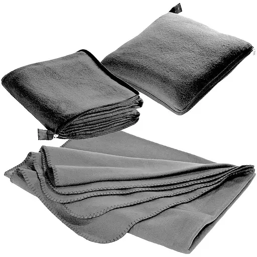 Плед-подушка Easy Gifts Radcliff 2 в 1 флісовий 180х120 см сірий (277507) - фото 2