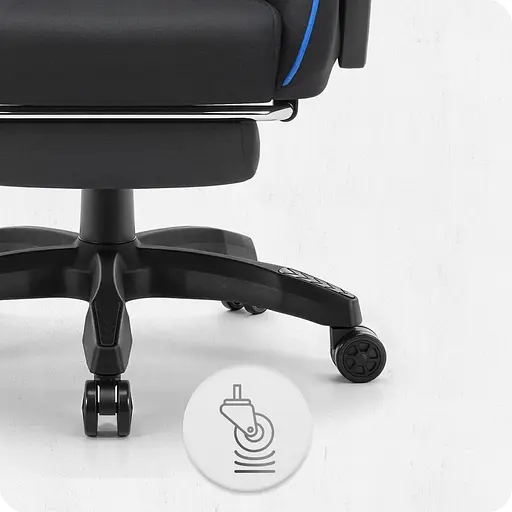 Крісло Cabro C501 Black-Blue тканина - фото 7