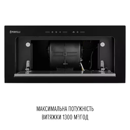 Витяжка повновбудована Perfelli Design Vision 6 Nero Silenzio - фото 11