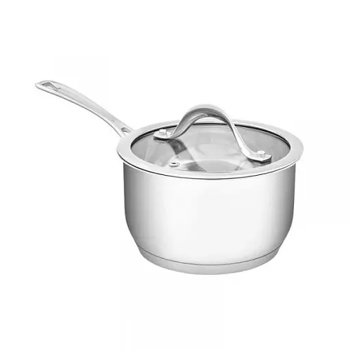 Ківш з кришкою нержавіюча сталь Lessner 1.6 л 16 см (55877-16s) - фото 7