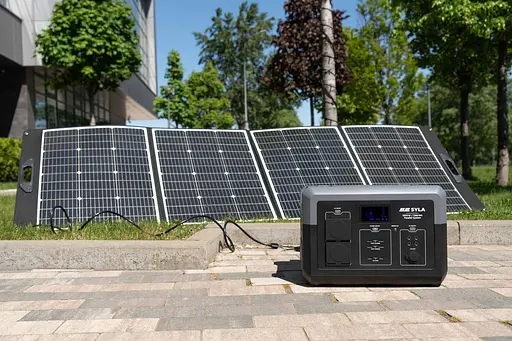 2E Портативна електростанція Syla, 1500 Вт, 1280 Вт/год, WiFi/BT, паралельне підключення, швидка зарядка - фото 3