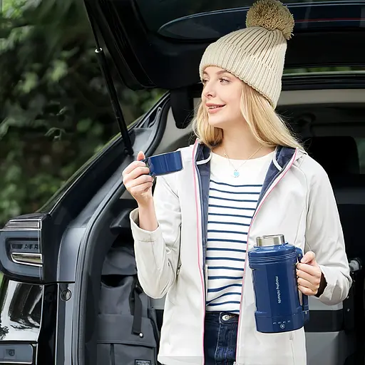 Электрический термос Xiaomi Morphy Richards Portable Kettle 1 л Blue (MR6061)  - фото 5