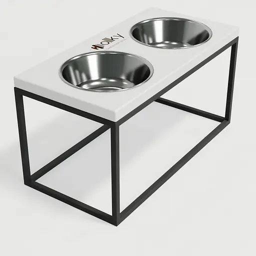 Hollky Base L — миски на підставці для середніх і великих собак (2 × 0,95 л, висота 20 см) - фото 9