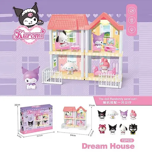 Будиночок Kuromi, 72 елементи