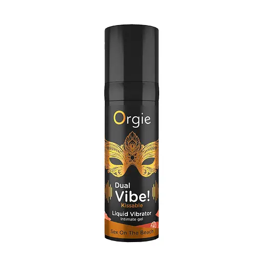 Рідкий вібратор Orgie DUAL VIBE! секс на пляжі 15 мл - фото 3