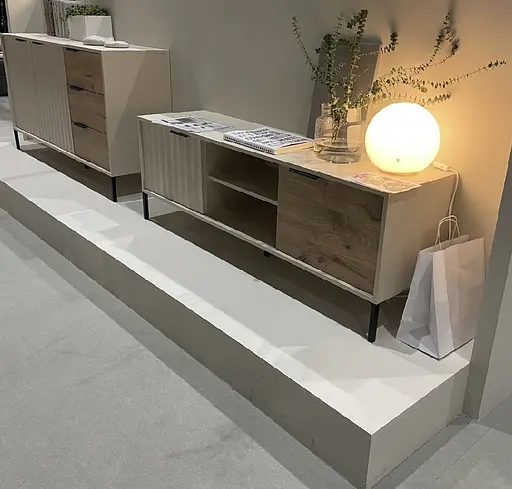 Комод Perfect Home Рейв/Rave 2-дверный с 3 ящиками 2D3S/153 Беж/викинг (PFH-091083) - фото 11