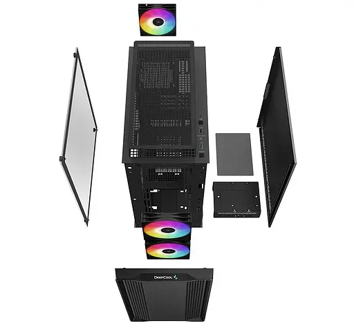 Корпус Deepcool CC360 ARGB без БЖ (R-CC360-BKAPM3-G-1) Без БП - фото 11