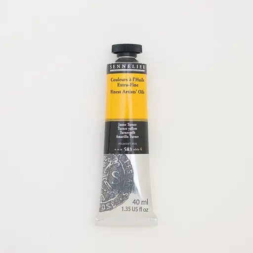 Олійна фарба Sennelier, 40 мл, професійна, S4, Жовтий Тернера (Turner yellow)